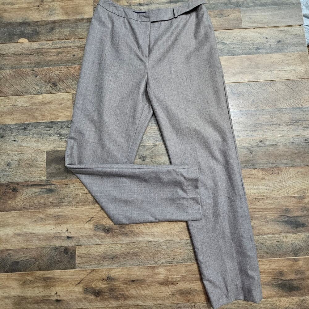 Ron Leal Gray Wool Dress Pants‎ Women’s Size 10 Lined Career High Rise Minimal